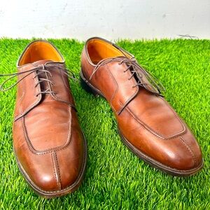 Allen Edmonds “Hancock” Cognac Oxford  Split Toe Oxford Dress Shoes 14 E